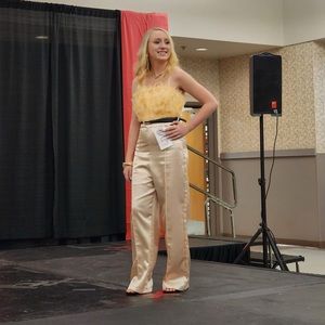 SHEIN Women’s Feather Detail Jumpsuit